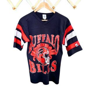 Vintage Logo 7 Buffalo Bills Jersey Tee - 3/4 sleeve youth xl / adult small